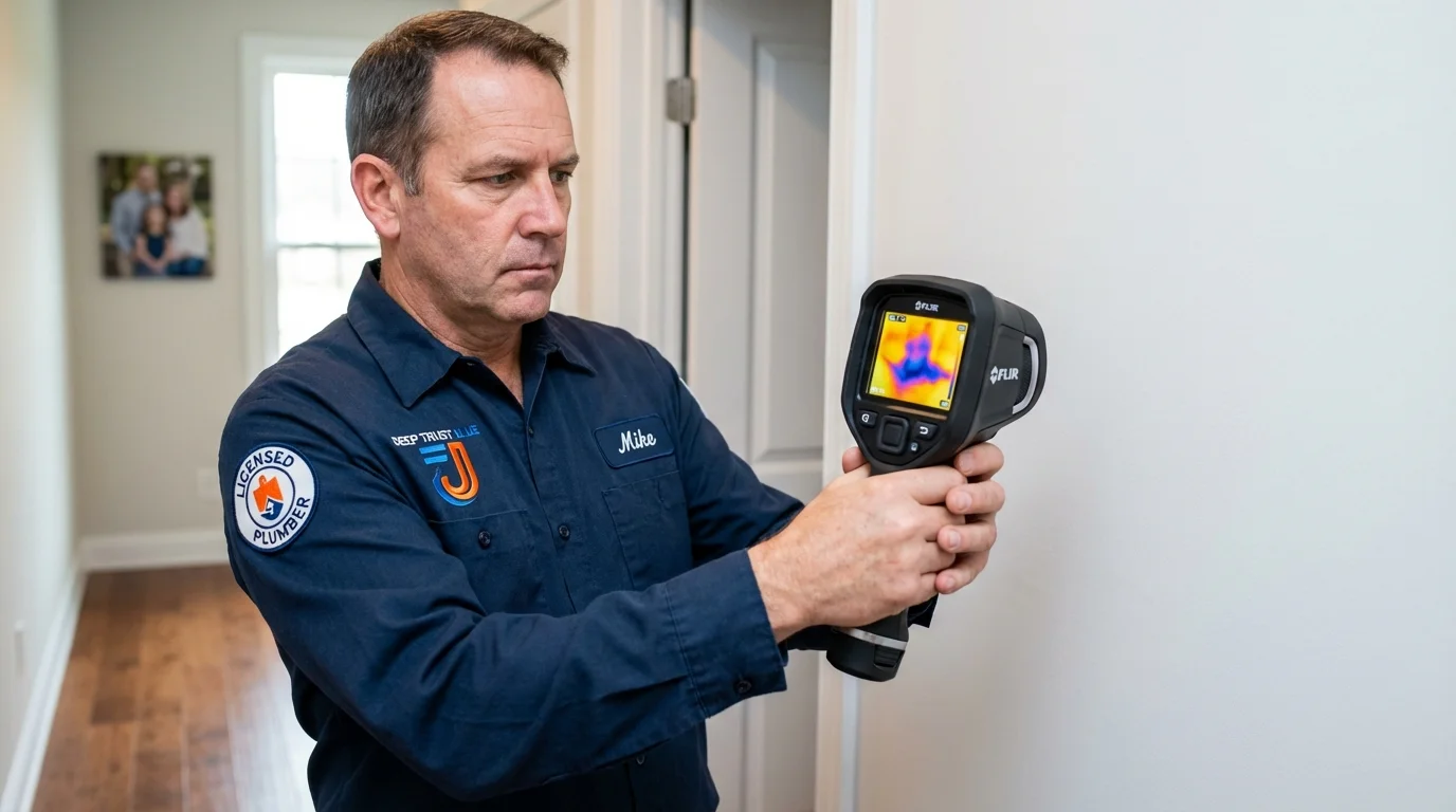 Thermal imaging leak detection by Johns Plumbing LLC in Steelville